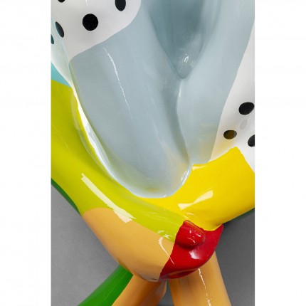 Déco chien pois XL 80cm Kare Design