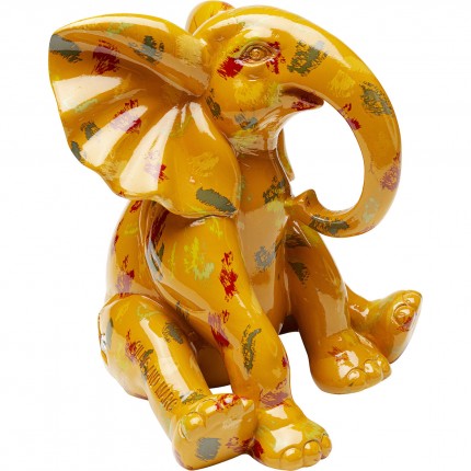 Decoratie oliphant geel Kare Design