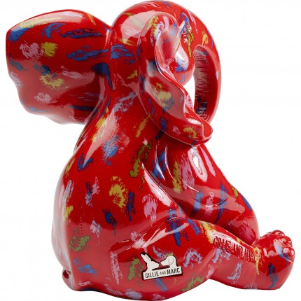 Woonaccessoires oliphant rood Kare Design