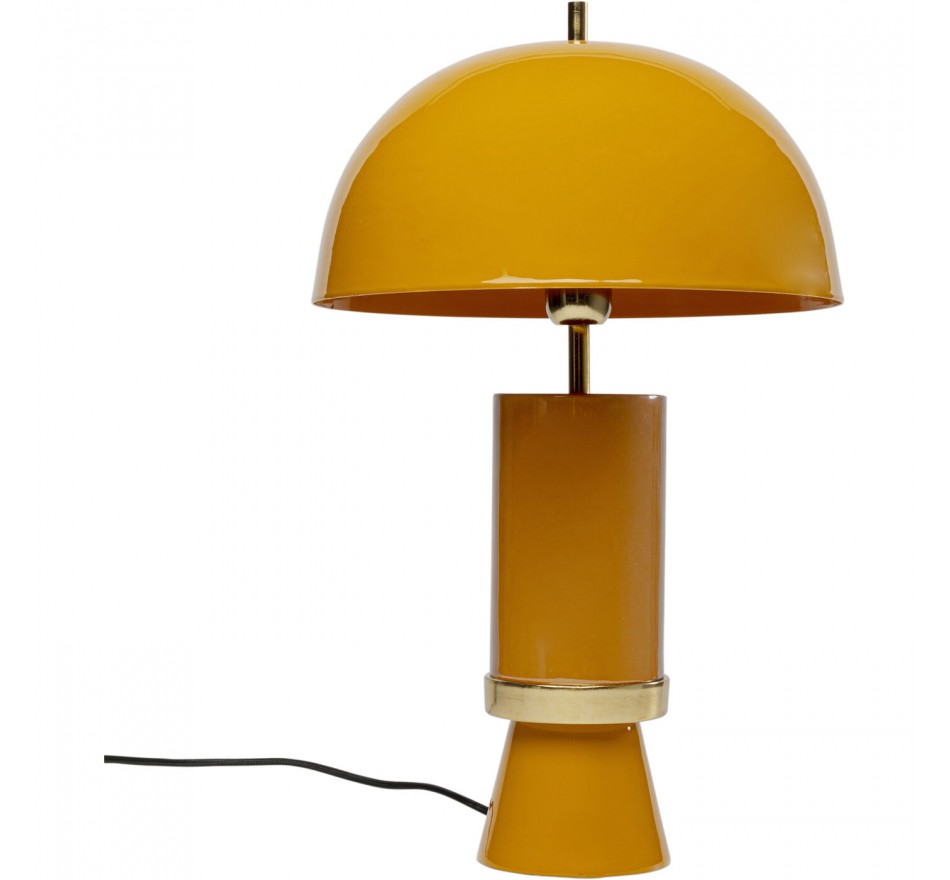 Lampe Josy jaune et marron Kare Design Lampe Josy jaune et marron Kare Design