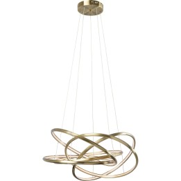 Suspension contemporaine dorée - Saturn - Kare Design