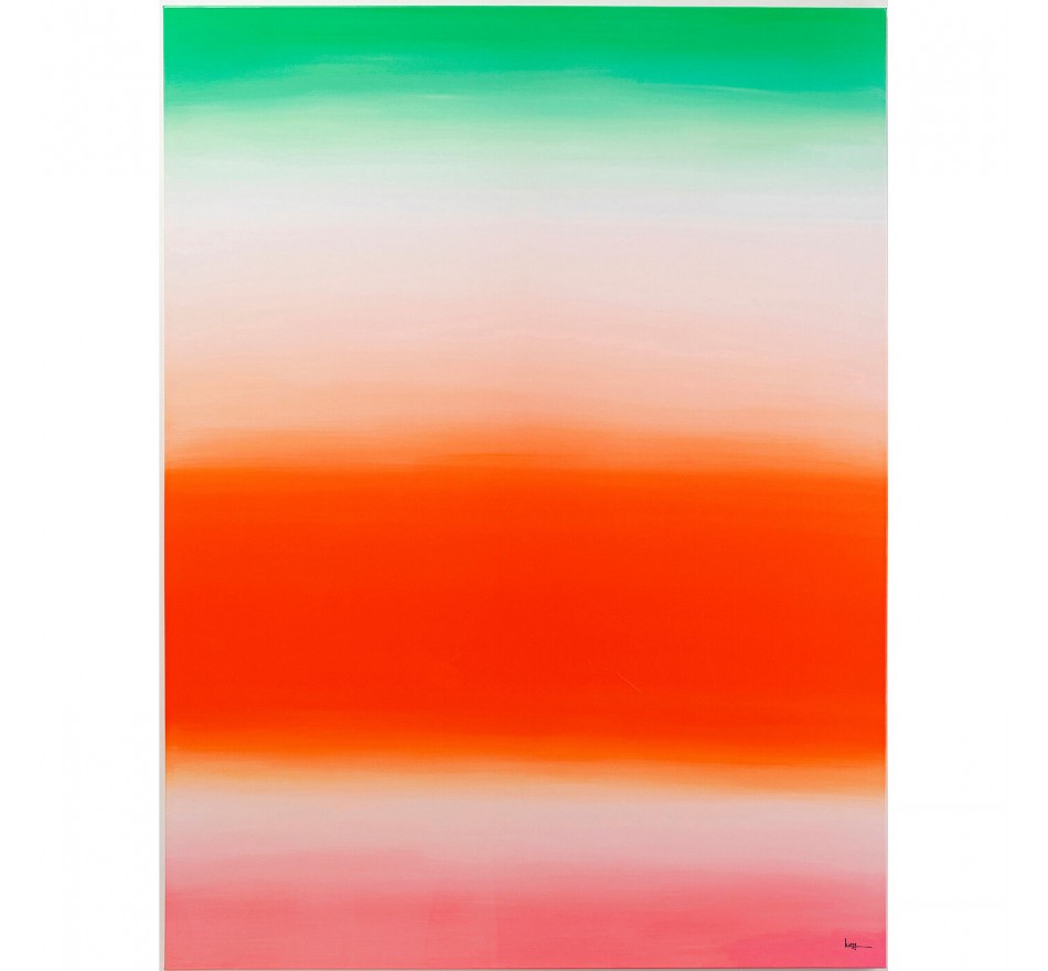 Schilderij Tendency 120x160cm oranje Kare Design