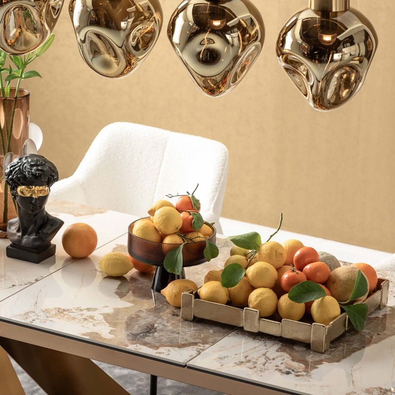Gouden glazen hanglamp - Supernova - Kare Design