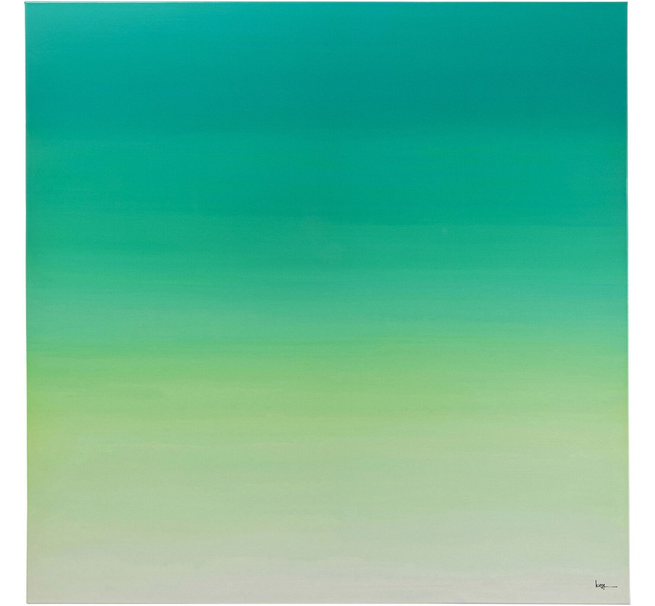 Schilderij Tendency 120x120cm groen Kare Design