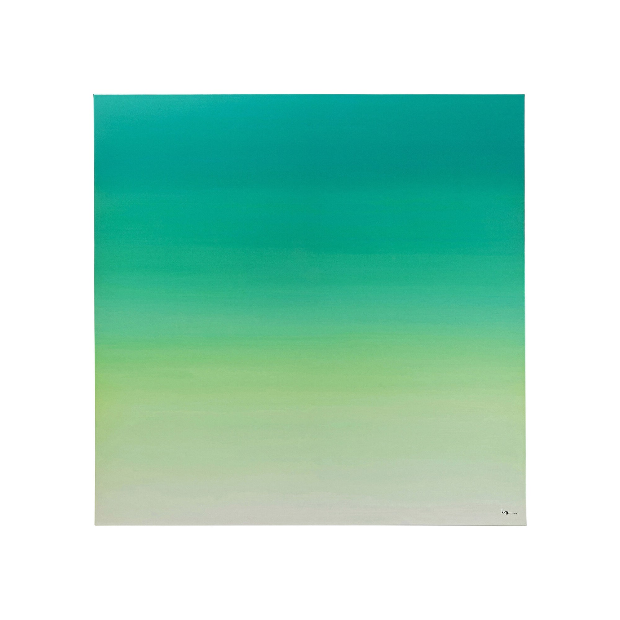 Tableau sur toile Tendency vert 120x120cm