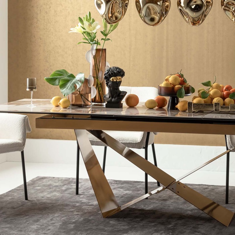 Vase en relief en verre marron - Cripy - Kare Design