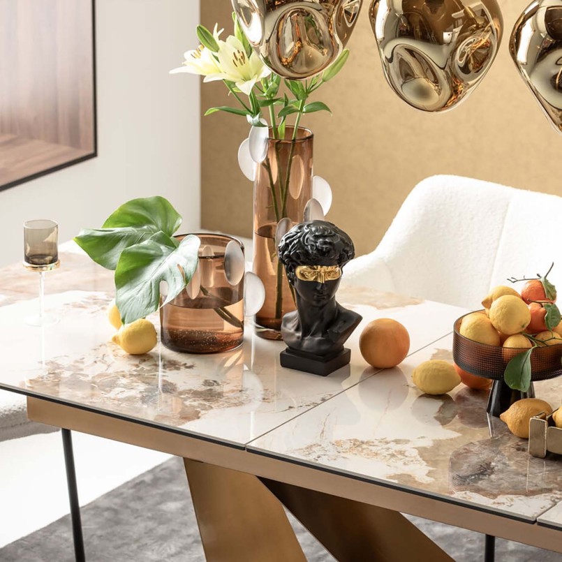 Vase en relief en verre marron - Cripy - Kare Design