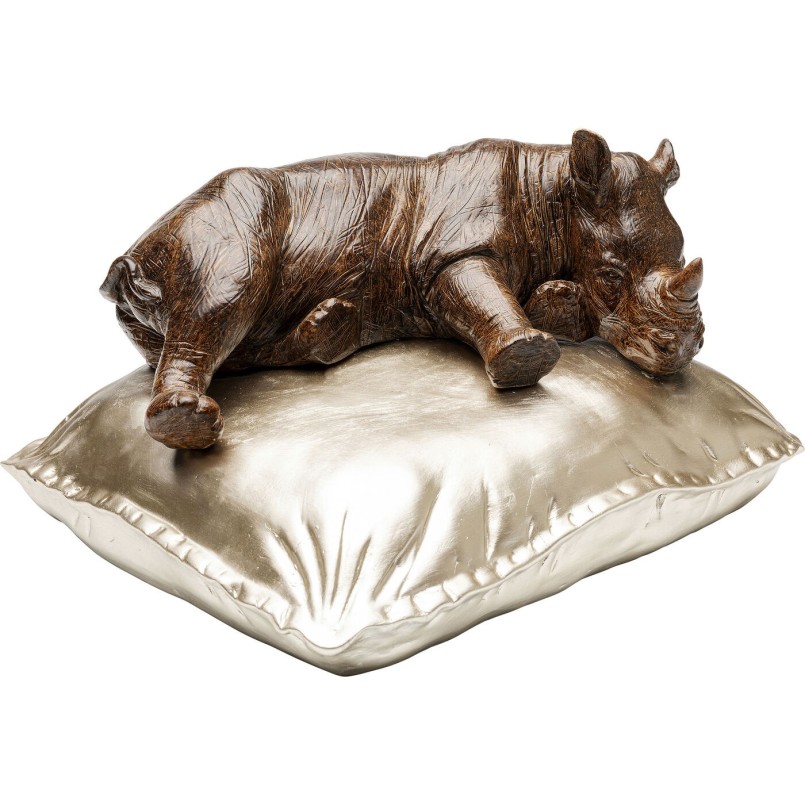 Figurine décorative Sleeping Rhino 37cm
