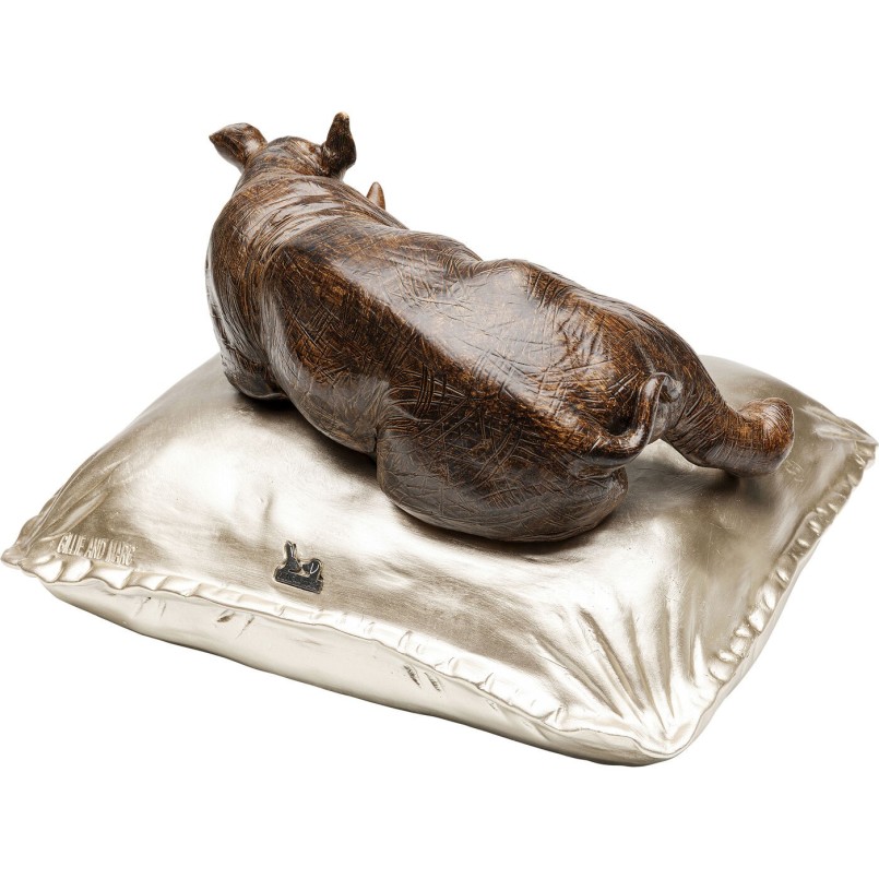Figurine décorative Sleeping Rhino 37cm