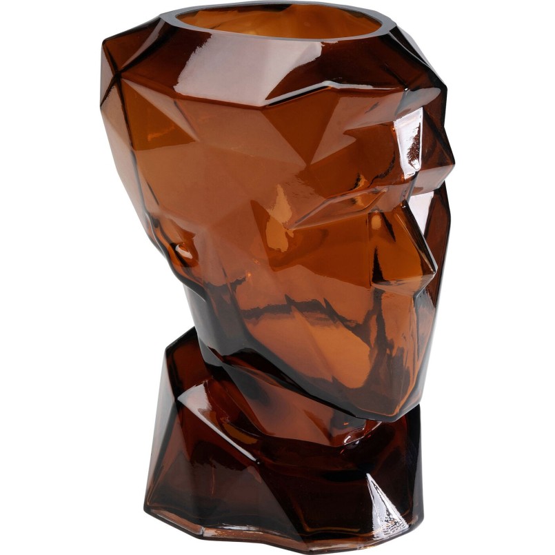 Vase Prisma Face marron 30cm