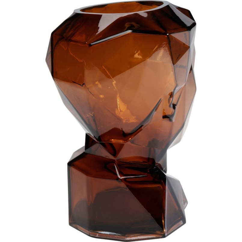Vase Prisma Face marron 30cm
