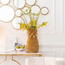 Golden pineapple vase - Kare Design