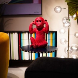 Monkey moneybox that clogs its ears - Monkey Kikazaru - Kare