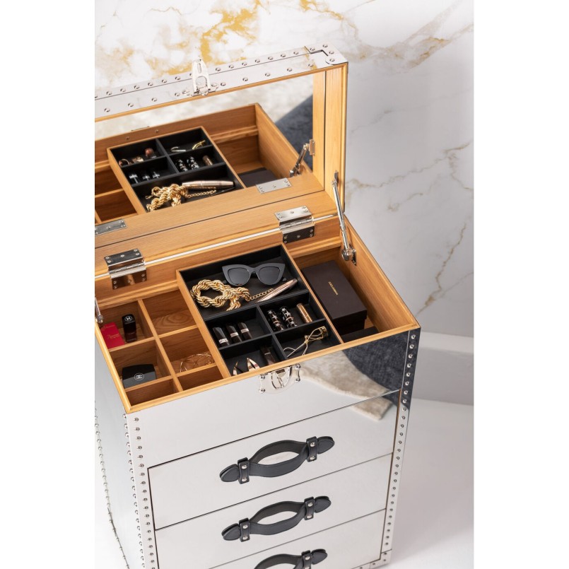 Dressoir met spiegel en juwelenopberger - Vegas - Kare Design