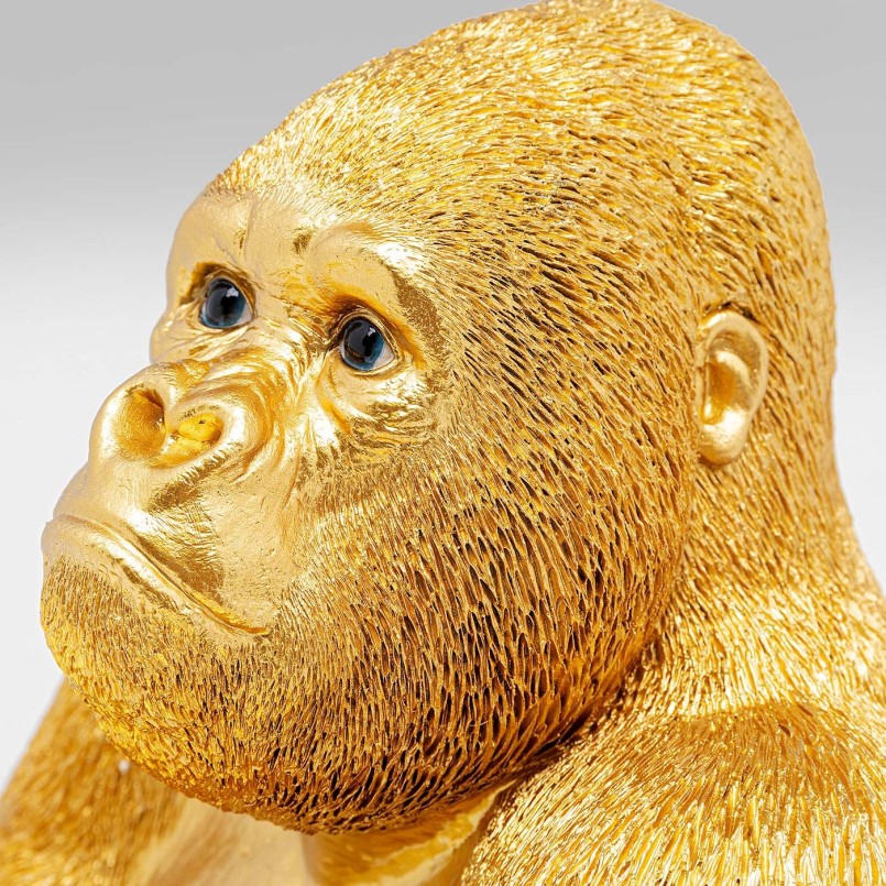 Woonaccessoires goud gorilla butler Kare Design
