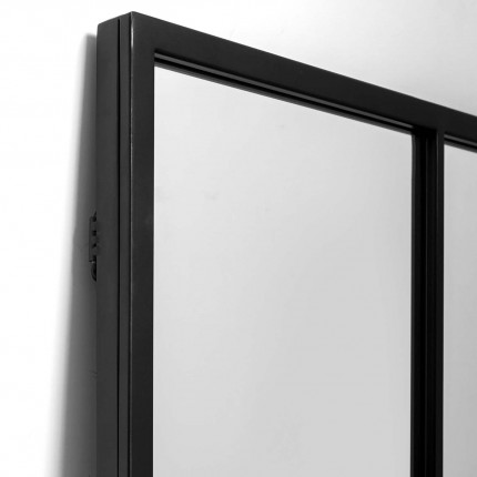 Wall Mirror Finestra black 180x90cm Kare Design