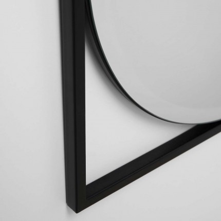Wall Mirror Bonita black 81x81cm Kare Design
