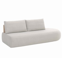 Creme teakhouten tuinbank - Mila - Gescova