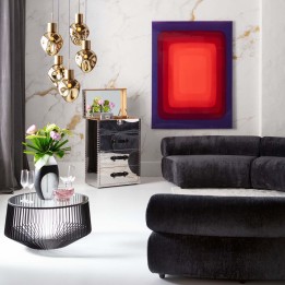 Verf met rood en paars kleurverloop - Tendency - Kare Design