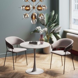 Witte tafel met marmer effect - Schickeria - Kare Design