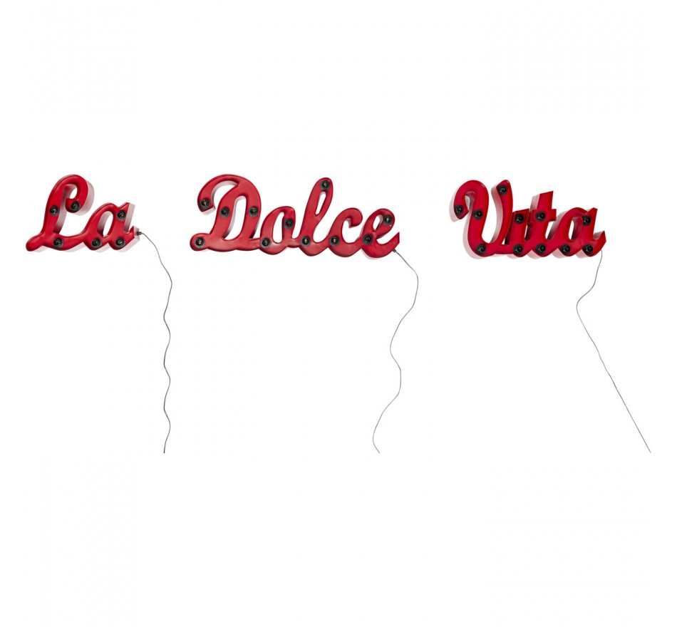Wall Lamp La Dolce Vita red Kare Design