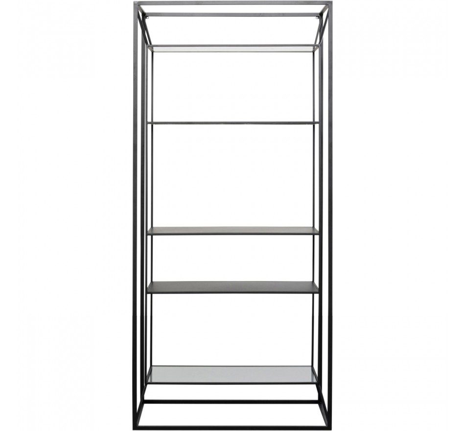 Bookshelf Corinne 200x90cm zwart Kare Design