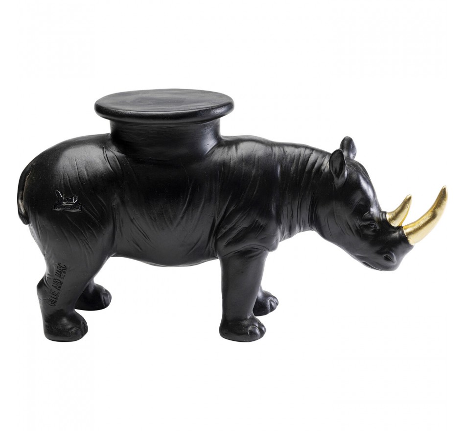 Candle Holder rhino black Kare Design