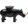 Figurine décorative Rhino noir 41cm