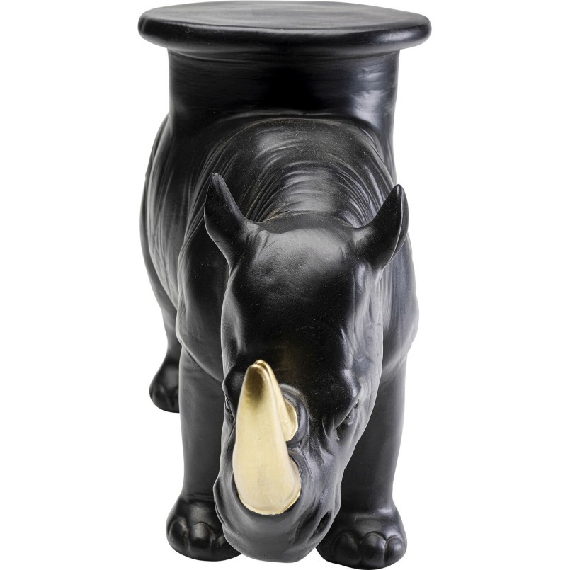 Figurine décorative Rhino noir 41cm