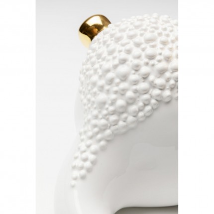 Woonaccessoires Animal kikkervisje wit en goud Kare Design