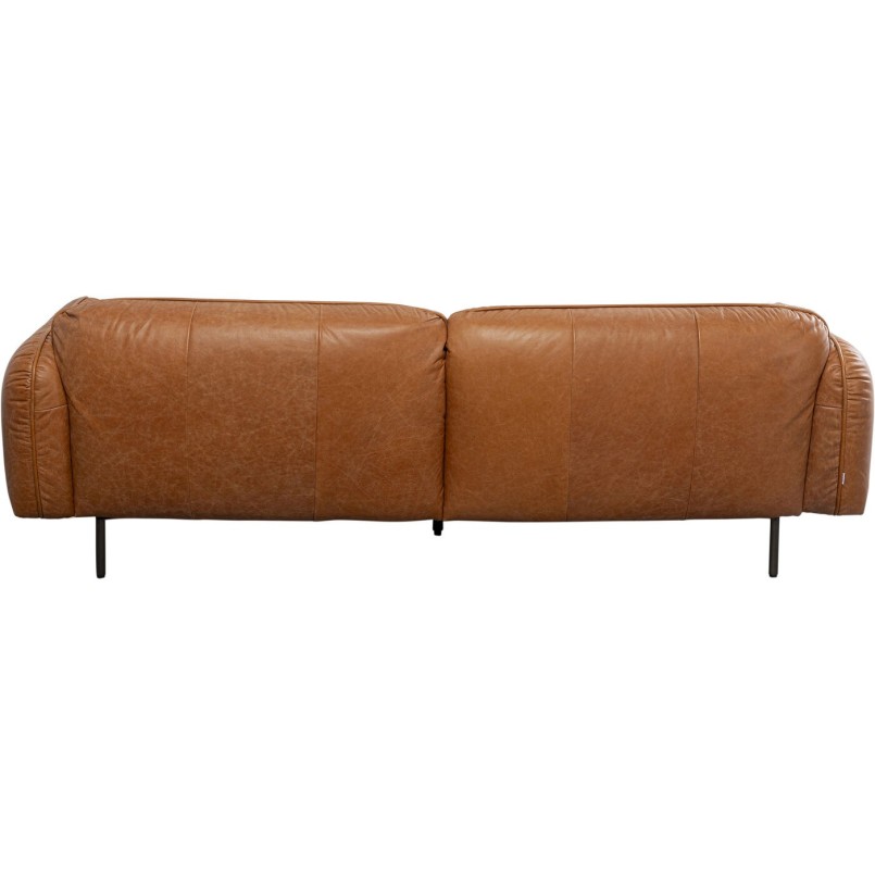 Canapé Calgary cuir marron clair 228cm