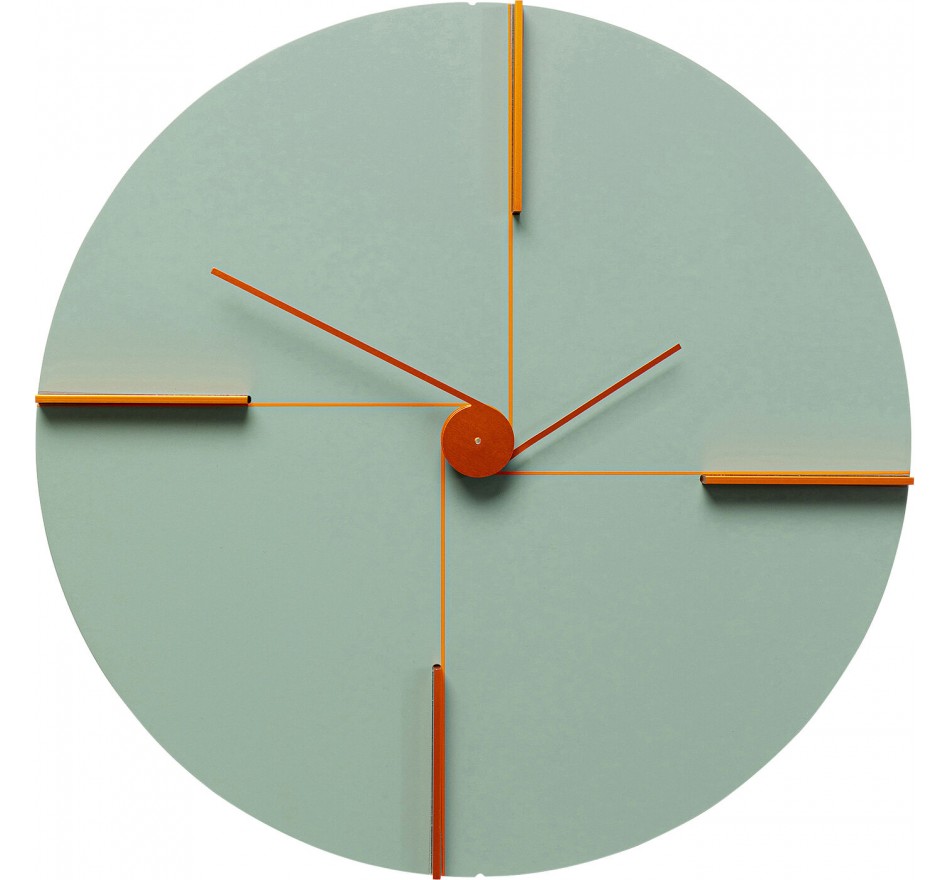 Wandklok Felice 30cm groen Kare Design