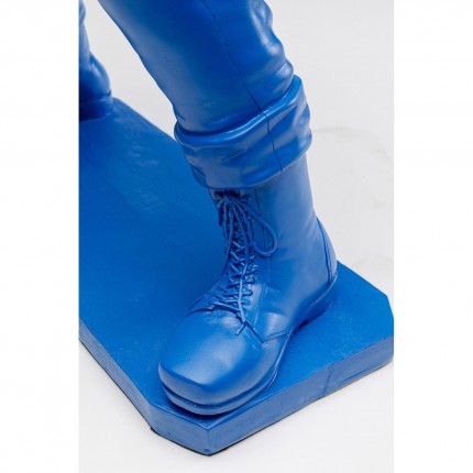 Woonaccessoires straatkunst blauw boeket zwart Kare Design