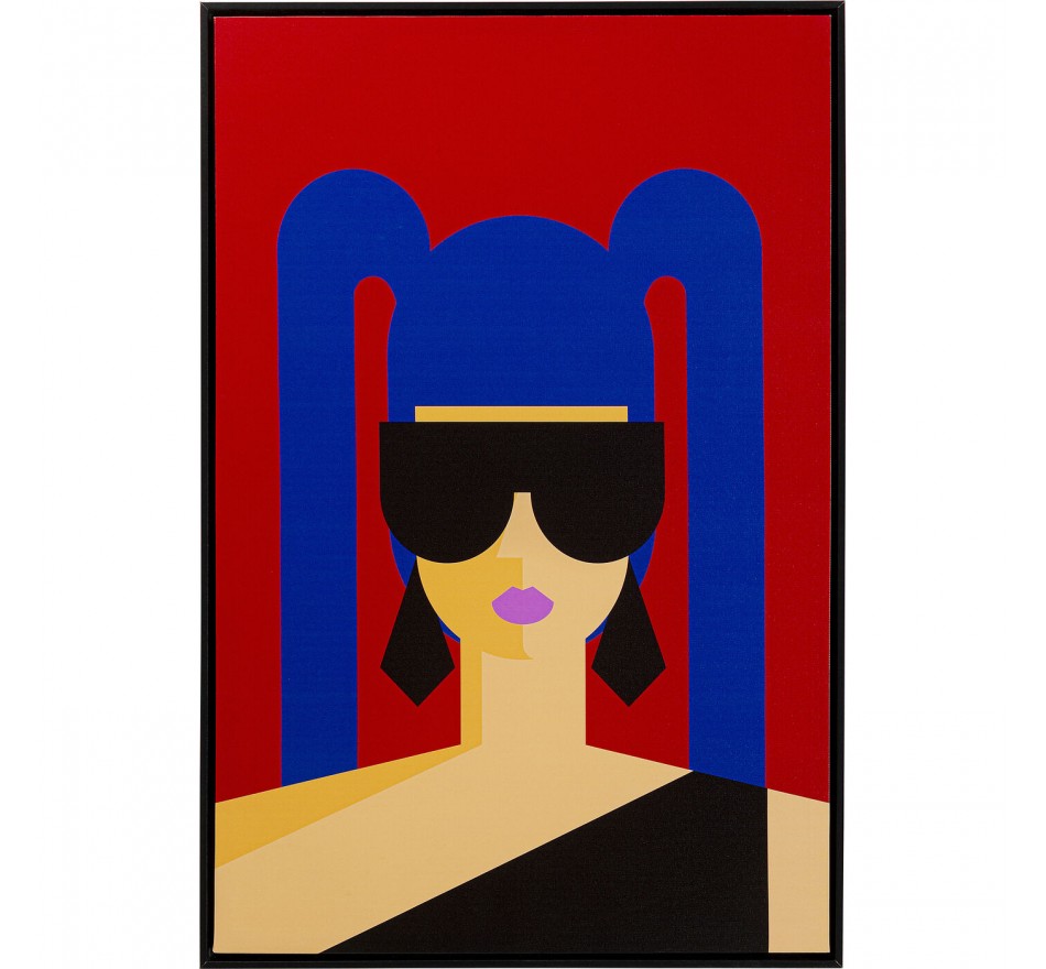 Schilderij Party Girl 60x90cm Kare Design