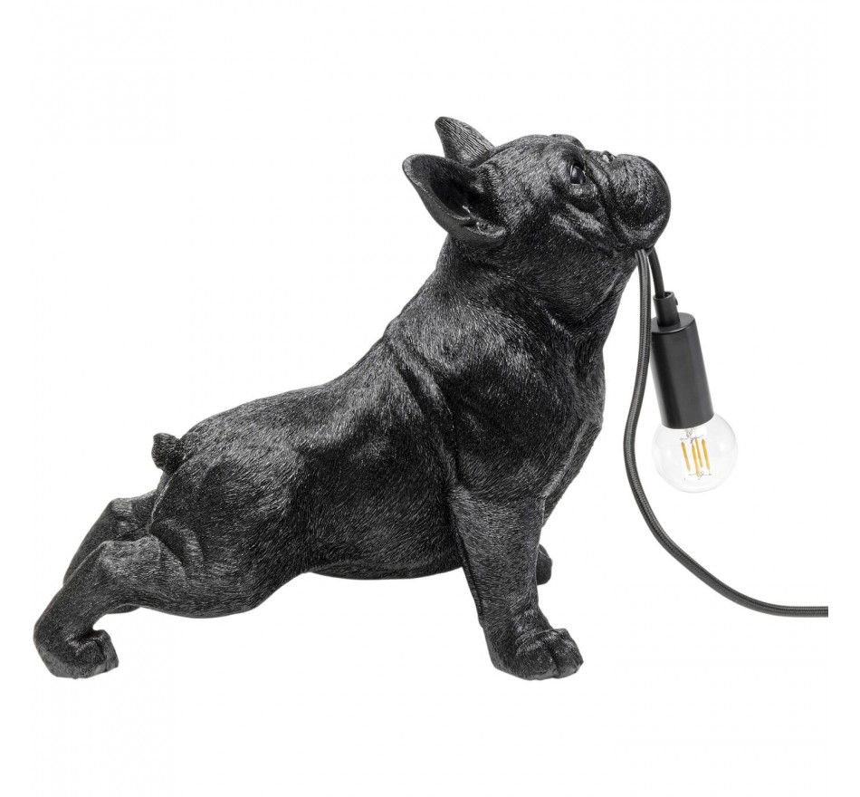 Tafellamp bulldog zwart Kare Design