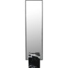 Miroir sur pied Hulda noir 46x180cm