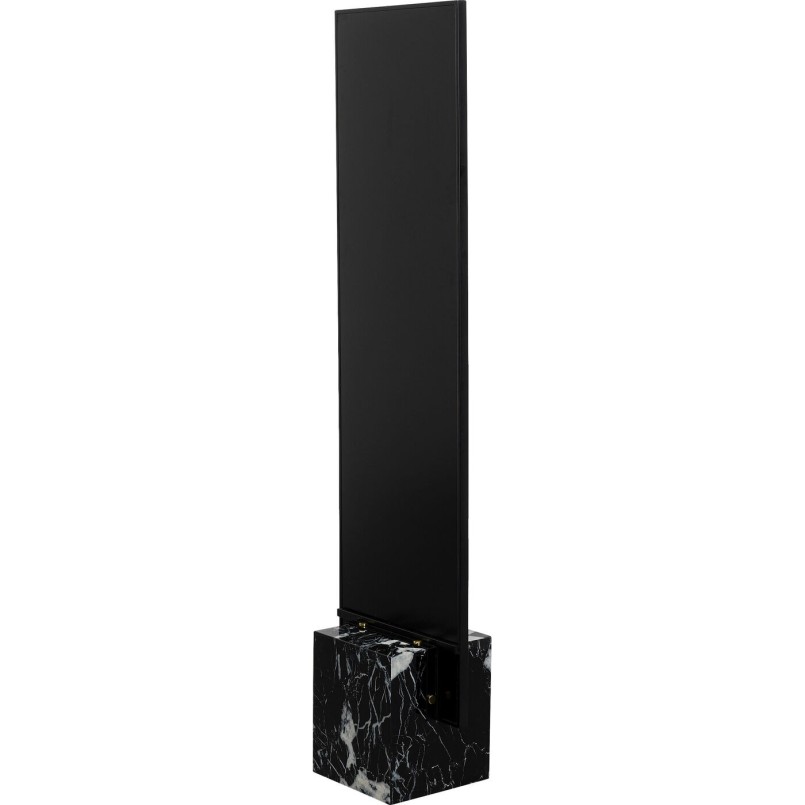 Miroir sur pied Hulda noir 46x180cm