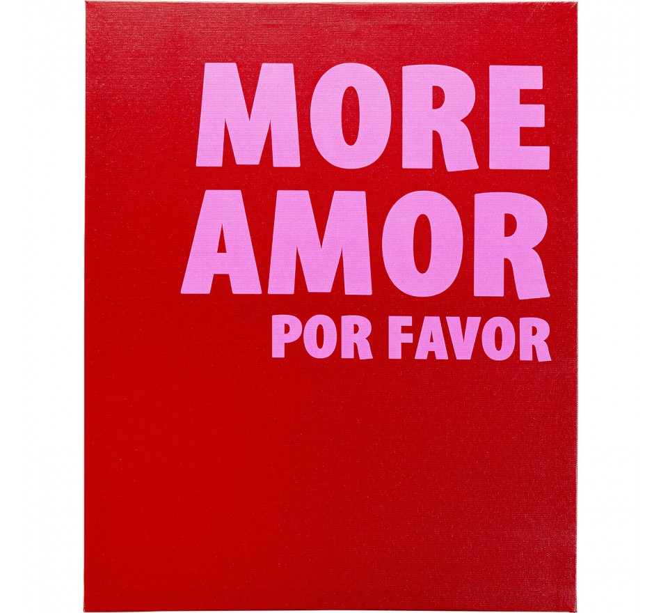 Schilderij More Amor 40x50cm Kare Design