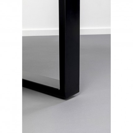 Eettafel Eternity wit en zwart 160x80cm Kare Design