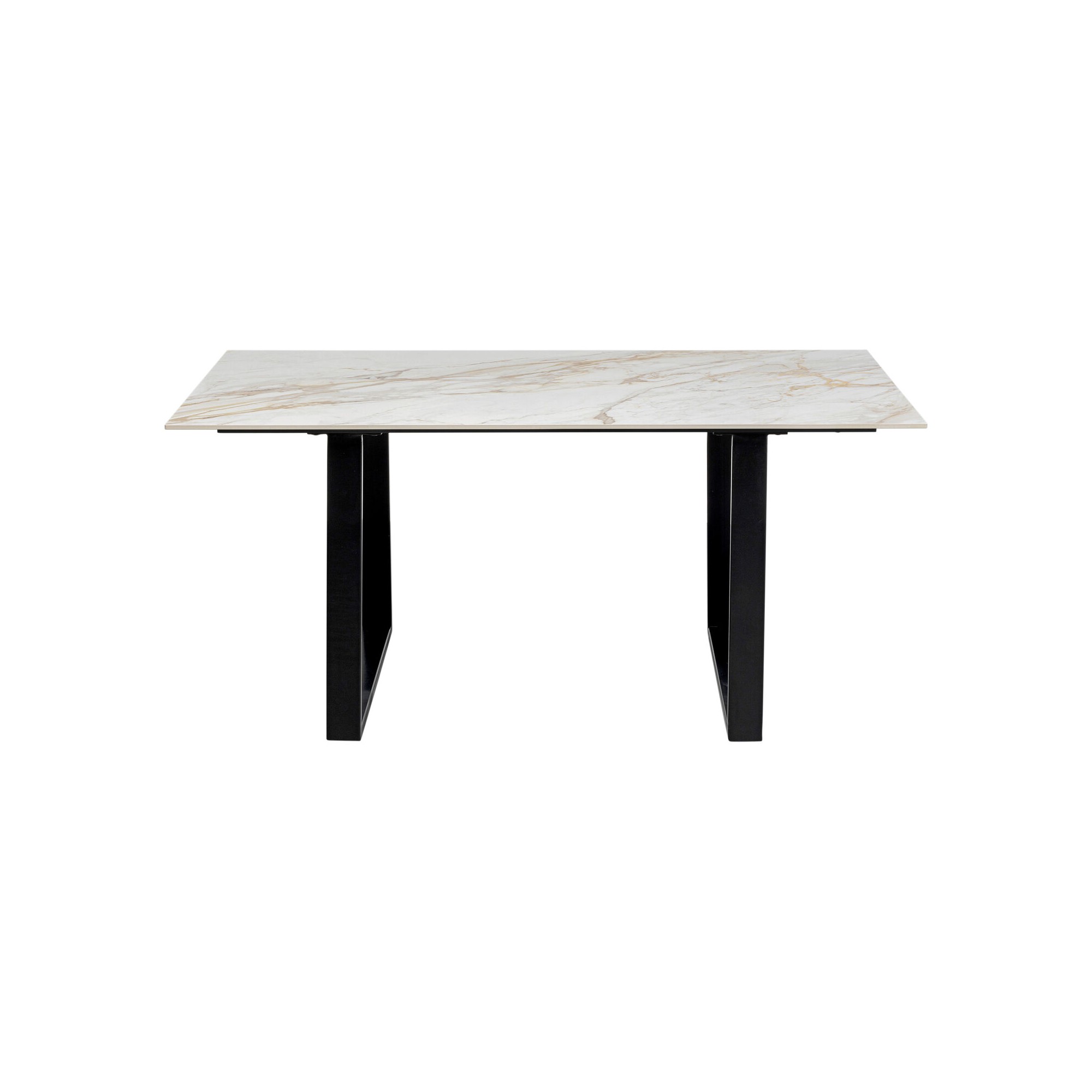 Table Eternity white and black 160x80cm Kare Design