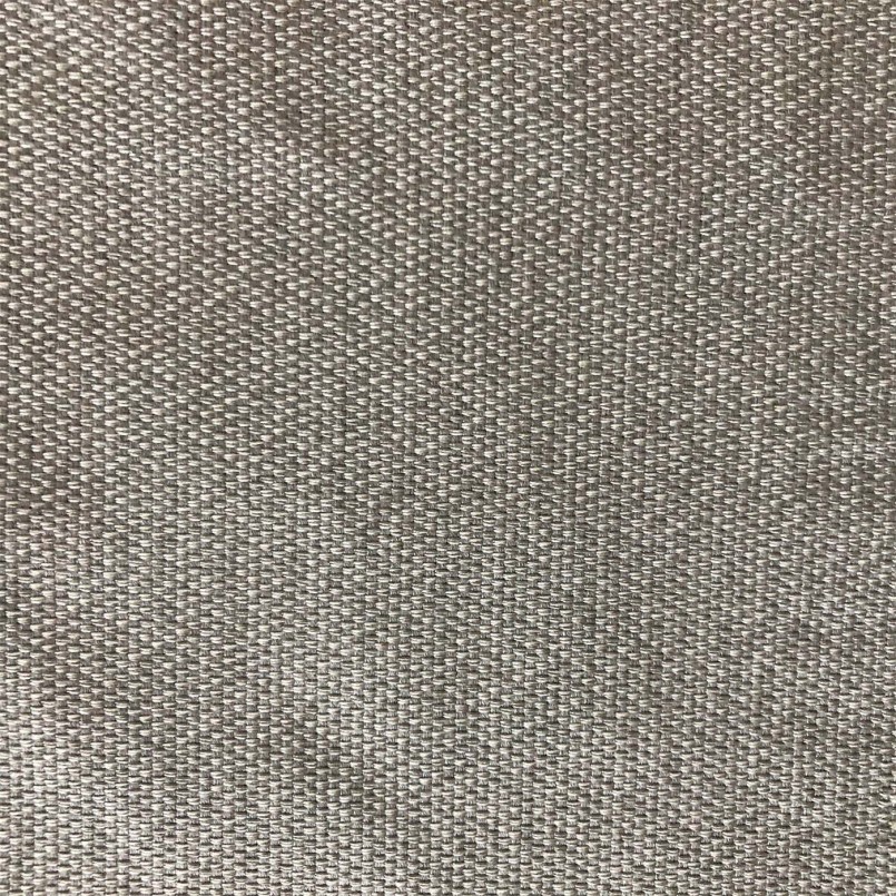 Garden armchair in light grey fabric and white aluminium - Rafa - Gescova