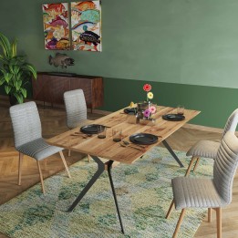 Chaise scandinave écrue - Lara - Kare Design