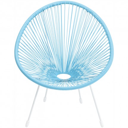 Outdoor Armchair Acapulco blue Kare Design