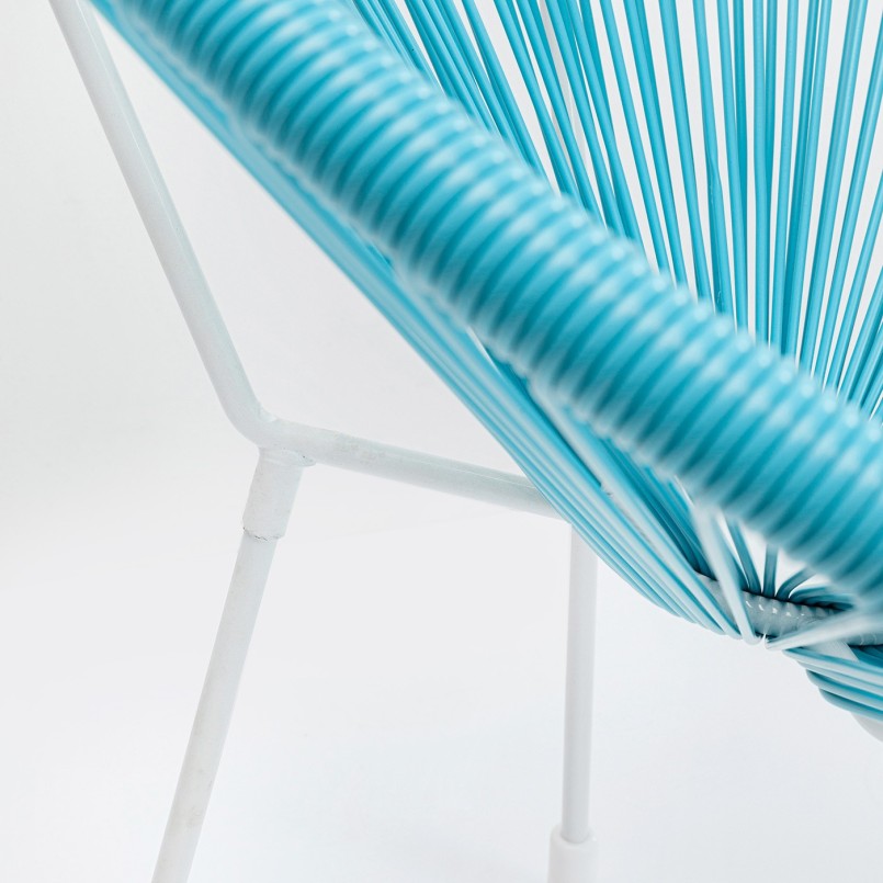 Fauteuil de jardin bleu - Acapulco - Kare Design