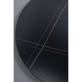 Plateau de table rond noir en grès - Invitation - Kare Design