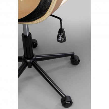 Draaibare Bureaustoel Patron populier Kare Design