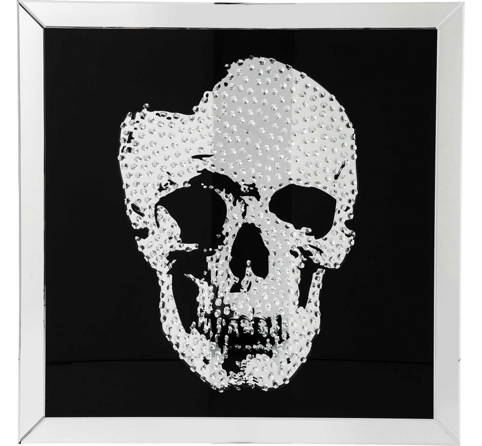 Wandfoto Mirror Skull 100x100cm Kare Design