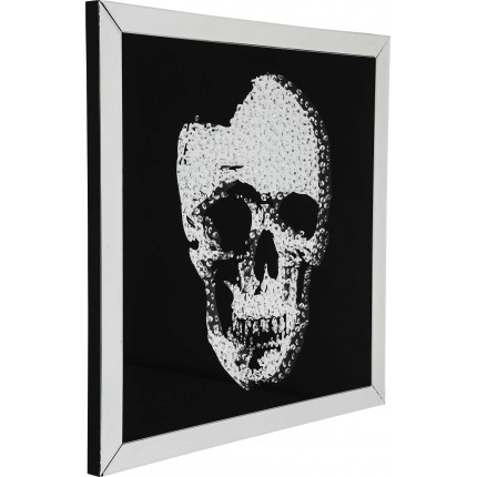 Wandfoto Mirror Skull 100x100cm Kare Design