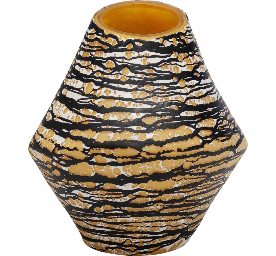 Vaas Volante oranje 27cm Kare Design