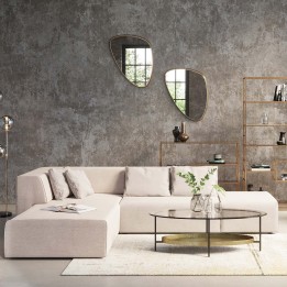 Assise centrale pour canapé en tissu crème - Infinity - Kare Design